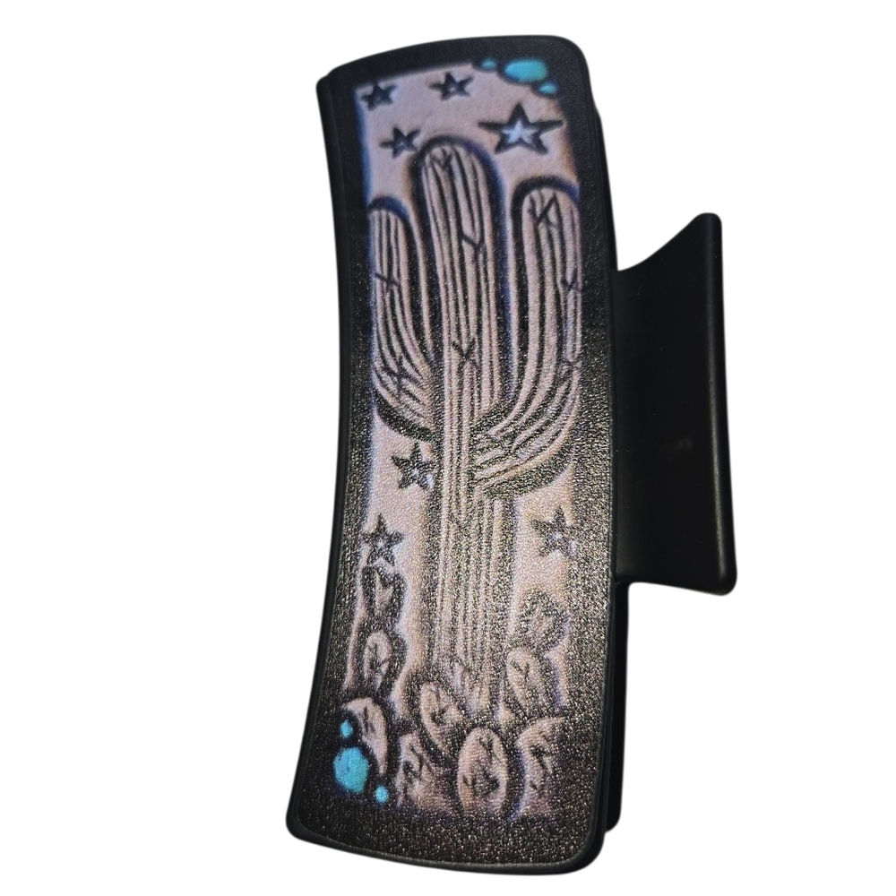 Cactus Design Hair Clip Handmade H009